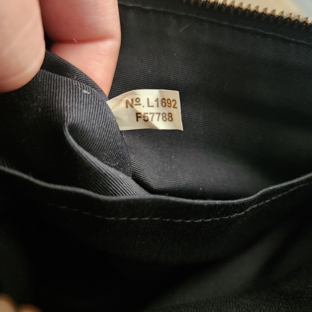 Coach Black Leather Crossbody with Gold Logo - Picture 8 of 15